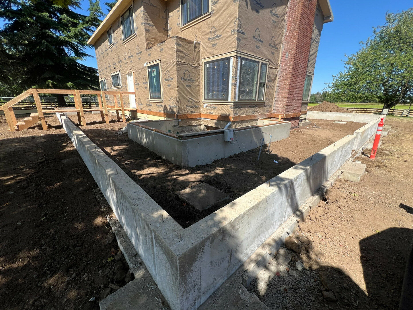 home building project in process